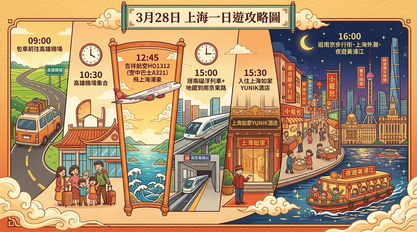 3月28日 行程攻略圖