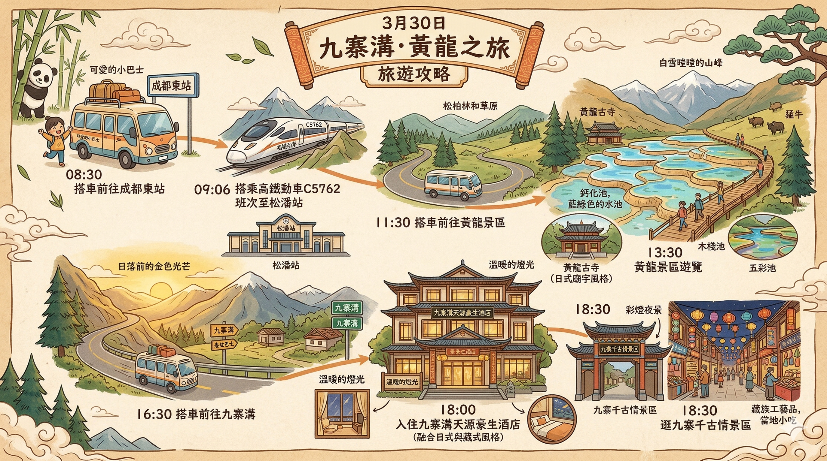 3月30日 行程攻略圖