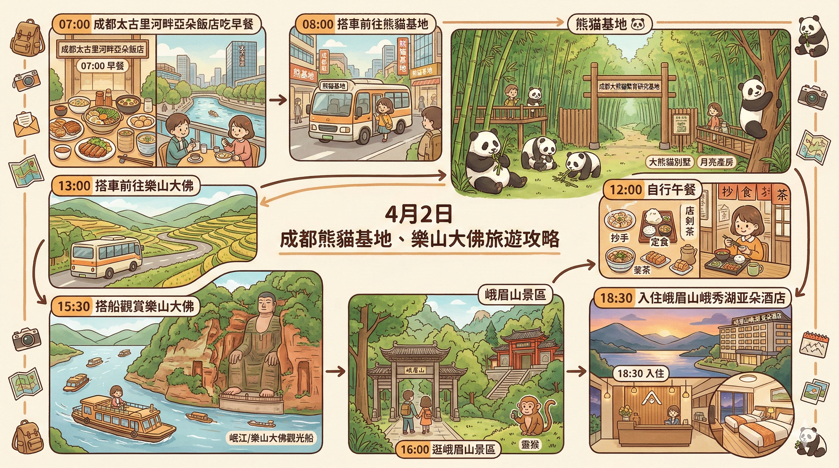 4月2日 行程攻略圖