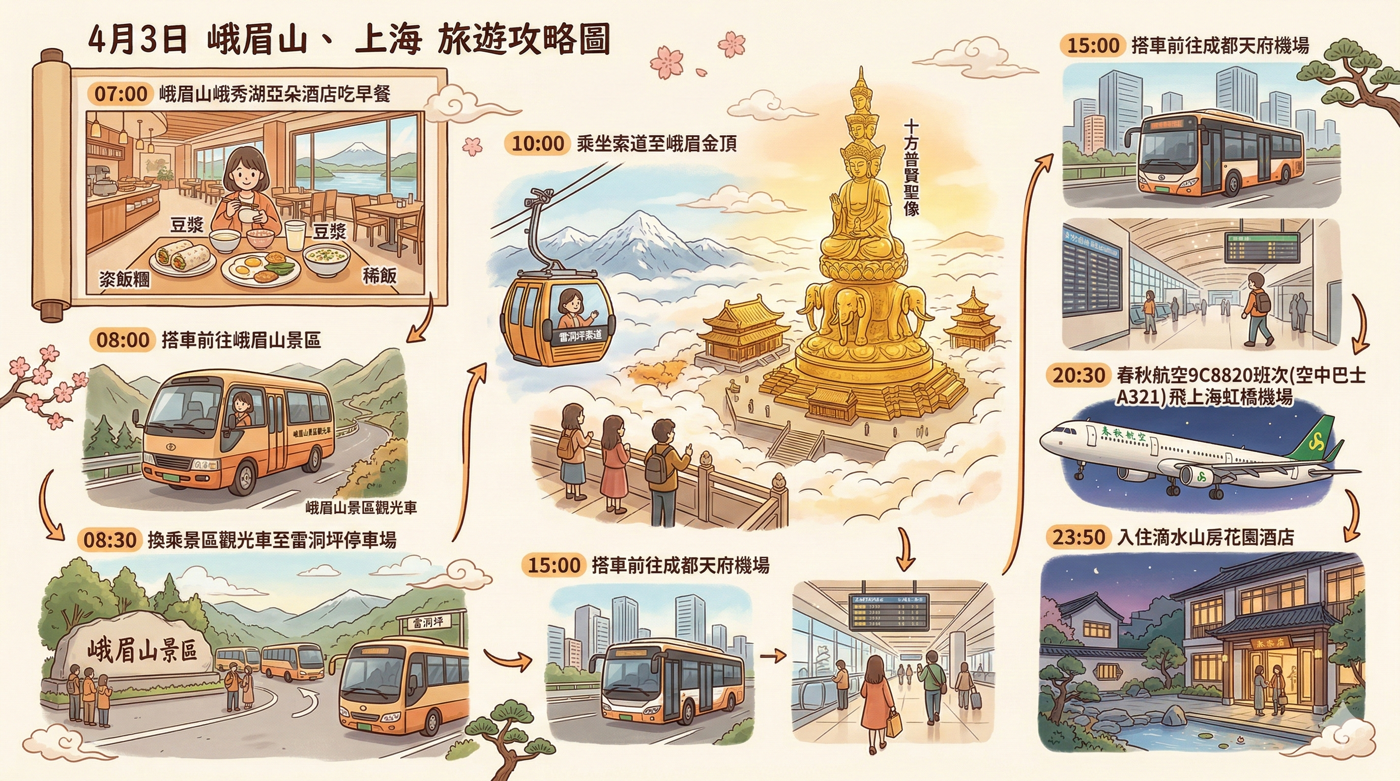 4月3日 行程攻略圖