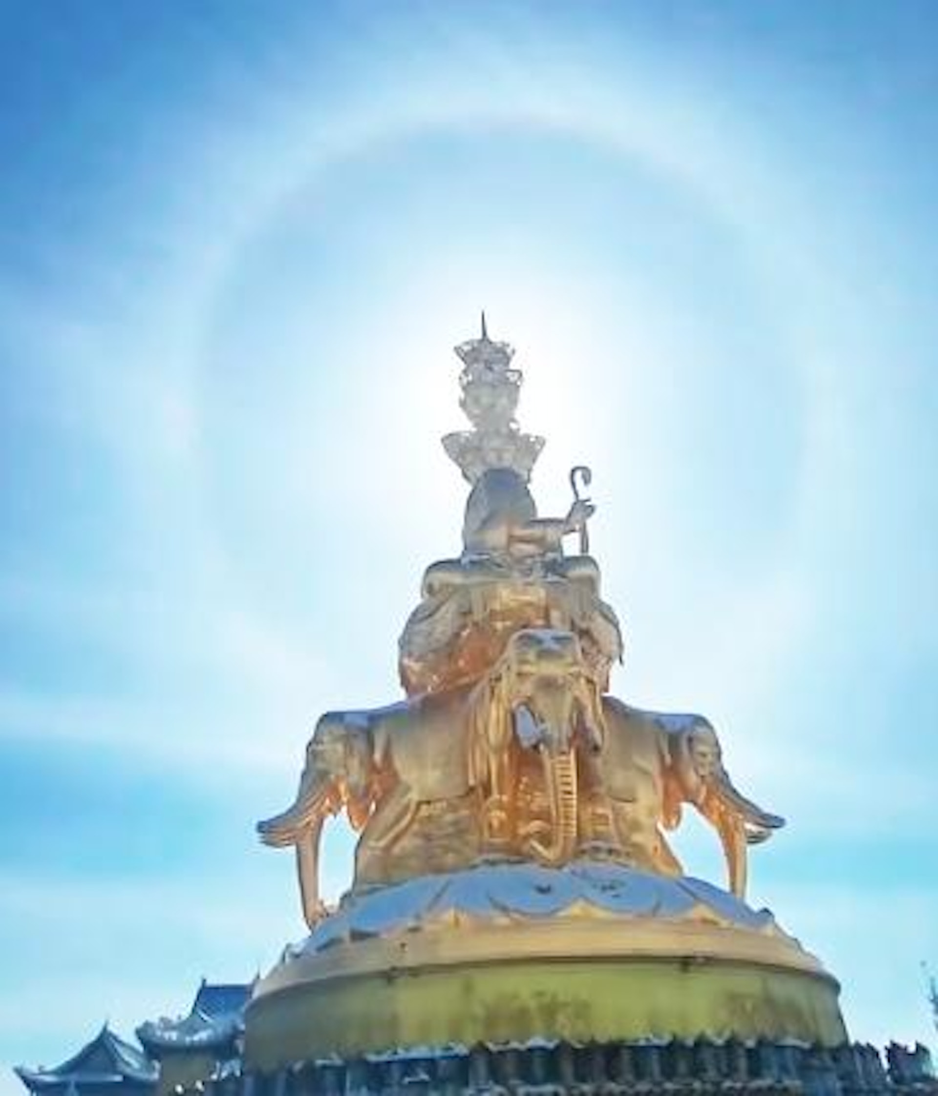 峨眉山普賢座像